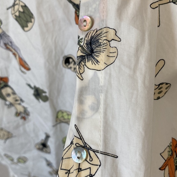 Zara novelty print blouse - Picture 5 of 8